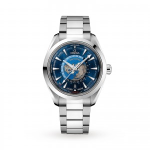 Omega seamaster aqua terra 150m co-axial gmt worldtimer 43mm herrklocka O22010432203001