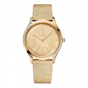 Omega de ville tresor 36mm damklocka guld O42855366099001