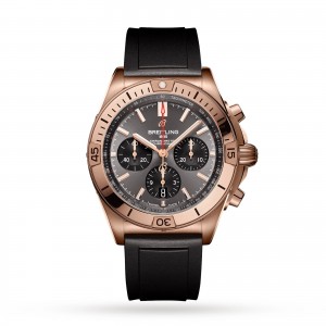 Breitling chronomat b01 42 18k rödguld klocka RB0134101B1S1
