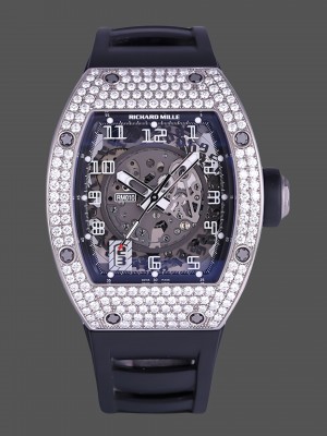 richard mille vitguld diamantuppsättning rm 010